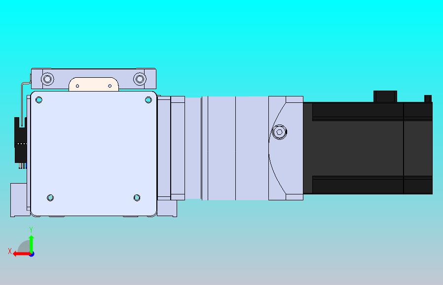 DMEB110L-LTCR欧规同步带模组直线模组（电机左折）[DMEB110L-L13S350-DT750-C2U-LTCR]
