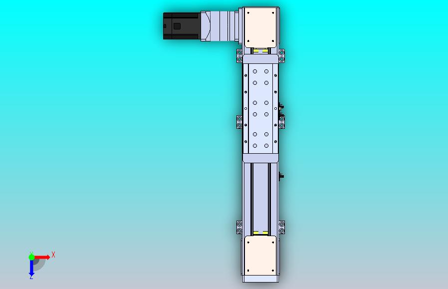 DMEB110L-LTCR欧规同步带模组直线模组（电机左折）[DMEB110L-L13S350-DT750-C2U-LTCR]