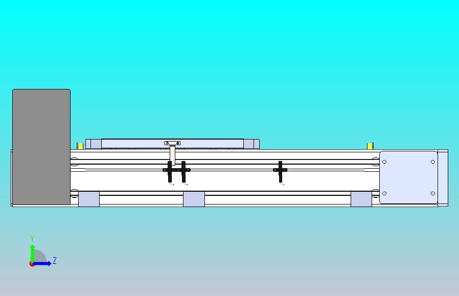 DMEB110L-LUCR欧规同步带模组直线模组（电机左上折）[DMEB110L-L13S350-DT750-C2U-LUCR]