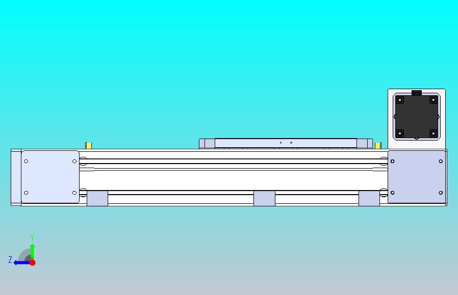 DMEB110L-LUCR欧规同步带模组直线模组（电机左上折）[DMEB110L-L13S350-DT750-C2U-LUCR]