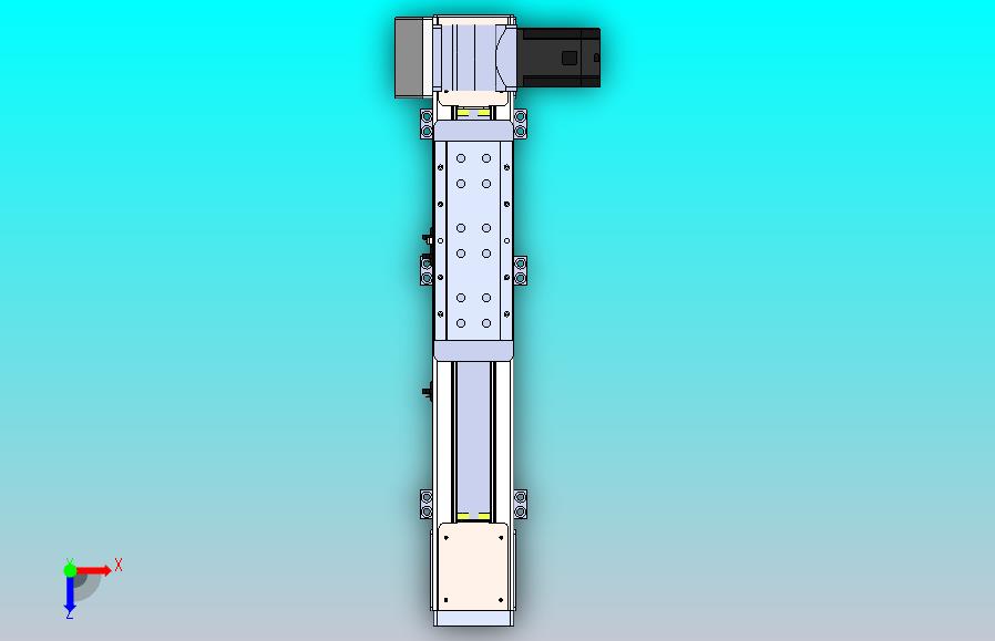 DMEB110L-LUCR欧规同步带模组直线模组（电机左上折）[DMEB110L-L13S350-DT750-C2U-LUCR]