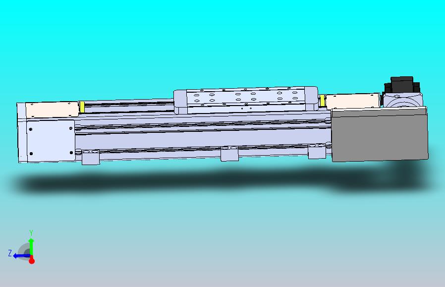 DMEB110L-RBCR欧规同步带模组直线模组（电机右后折）[DMEB110L-L13S350-DT750-C2U-RBCR]