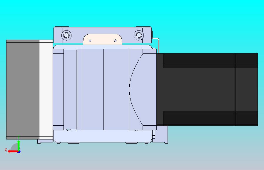 DMEB110L-RBCR欧规同步带模组直线模组（电机右后折）[DMEB110L-L13S350-DT750-C2U-RBCR]