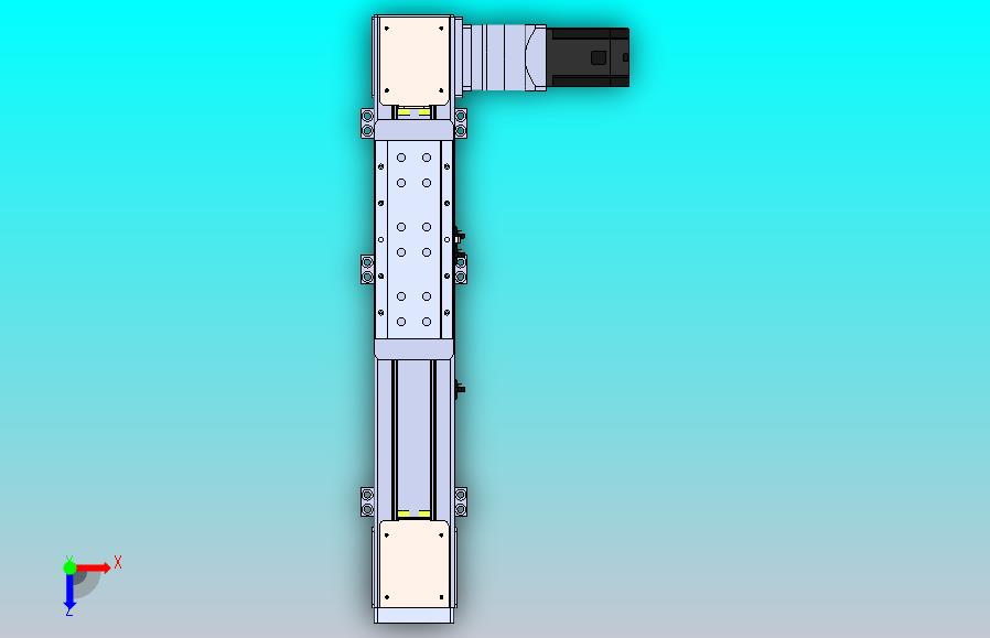 DMEB110L-RTCR欧规同步带模组直线模组（电机右折）[DMEB110L-L13S350-DT750-C2U-RTCR]