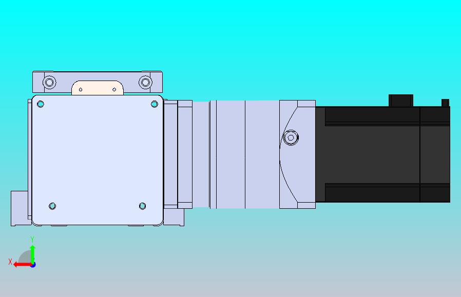 DMEB110-LTCR欧规同步带模组直线模组（电机左折 ）[DMEB110-L13S350-DT750-C2U-LTCR]