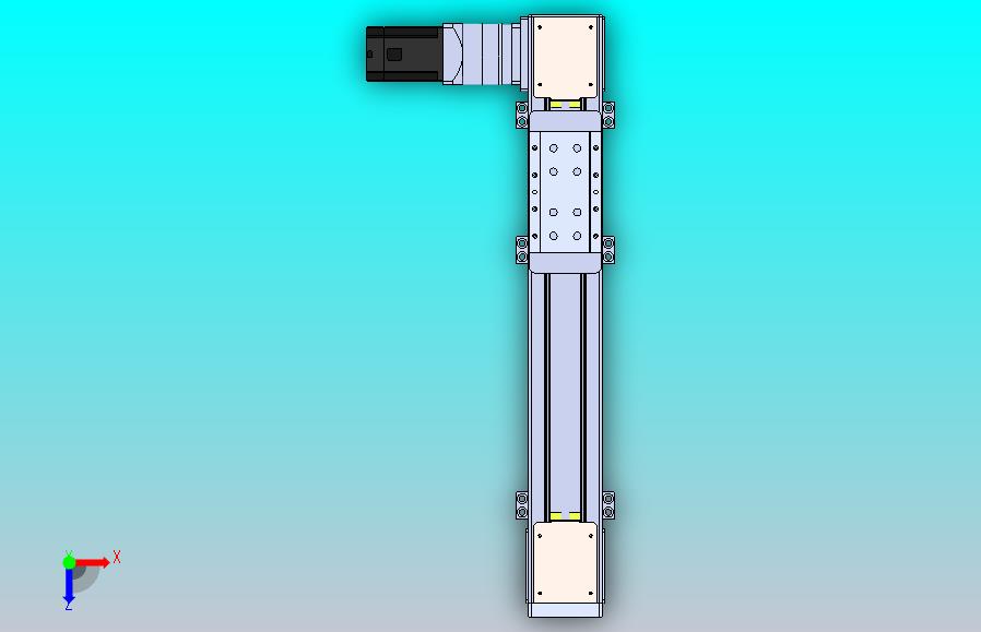 DMEB110-LTCR欧规同步带模组直线模组（电机左折 ）[DMEB110-L13S350-DT750-C2U-LTCR]