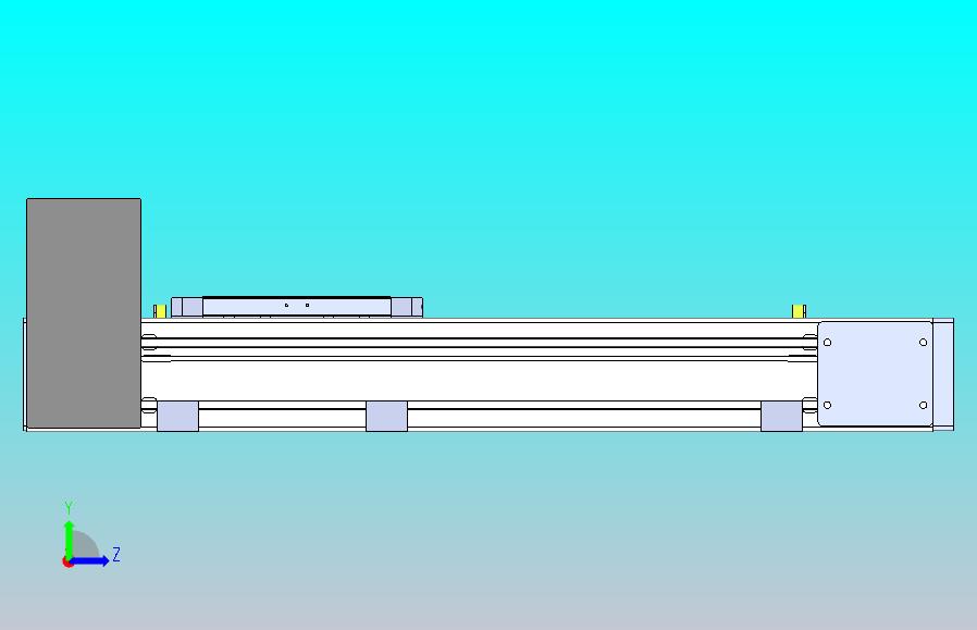 DMEB110-LUCR欧规同步带模组直线模组（电机左上折）[DMEB110-L13S350-DT750-C2U-LUCR]