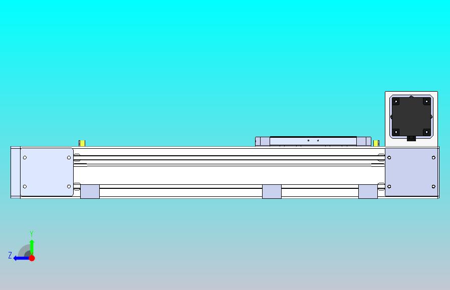 DMEB110-LUCR欧规同步带模组直线模组（电机左上折）[DMEB110-L13S350-DT750-C2U-LUCR]