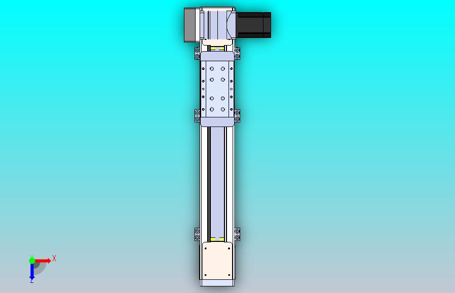 DMEB110-LUCR欧规同步带模组直线模组（电机左上折）[DMEB110-L13S350-DT750-C2U-LUCR]