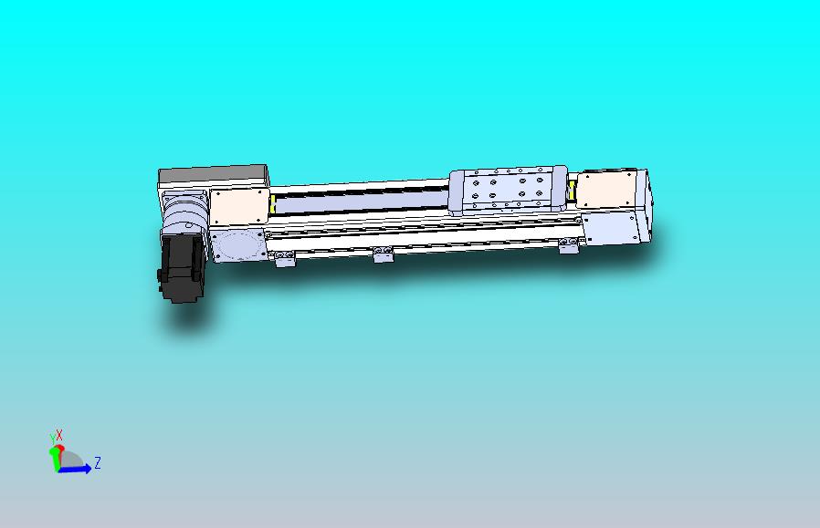 DMEB110-RBCR欧规同步带模组直线模组（电机右后折）[DMEB110-L13S350-DT750-C2U-RBCR]