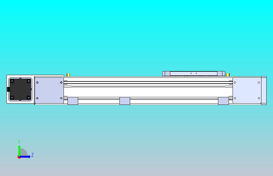 DMEB110-RBCR欧规同步带模组直线模组（电机右后折）[DMEB110-L13S350-DT750-C2U-RBCR]