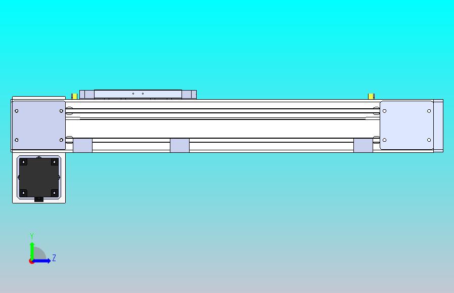 DMEB110-RDCR欧规同步带模组直线模组（电机右下折）[DMEB110-L13S350-DT750-C2U-RDCR]