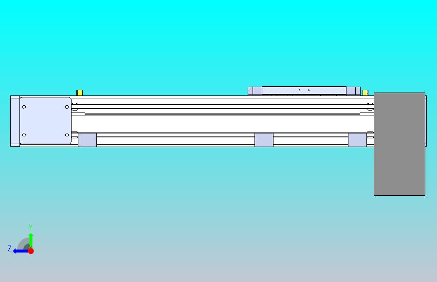 DMEB110-RDCR欧规同步带模组直线模组（电机右下折）[DMEB110-L13S350-DT750-C2U-RDCR]