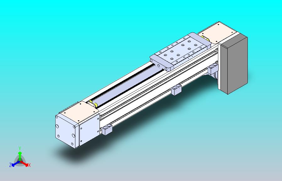 DMEB110-RDCR欧规同步带模组直线模组（电机右下折）[DMEB110-L13S350-DT750-C2U-RDCR]