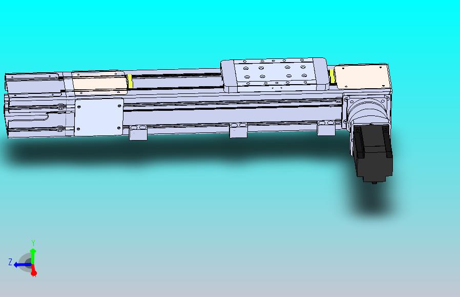 DMEB110-RTCR欧规同步带模组直线模组（电机右折）[DMEB110-L13S350-DT750-C2U-RTCR]