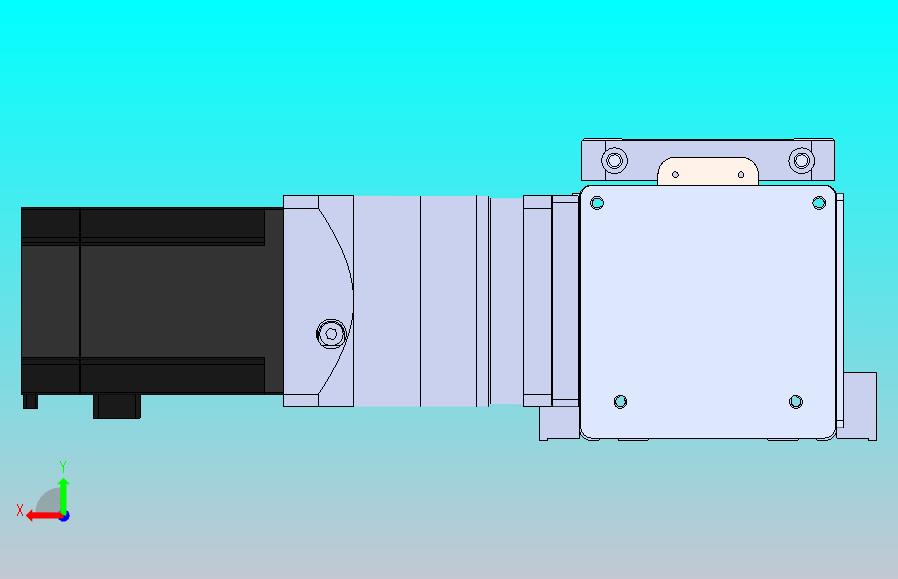 DMEB110-RTCR欧规同步带模组直线模组（电机右折）[DMEB110-L13S350-DT750-C2U-RTCR]