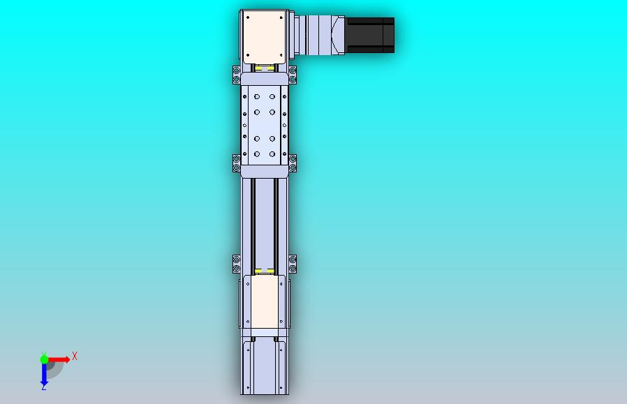 DMEB110-RTCR欧规同步带模组直线模组（电机右折）[DMEB110-L13S350-DT750-C2U-RTCR]