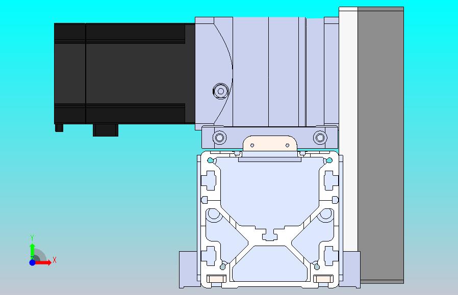 DMEB110-RUCR欧规同步带模组直线模组（电机右上折）[DMEB110-L13S350-DT750-C2U-RUCR]