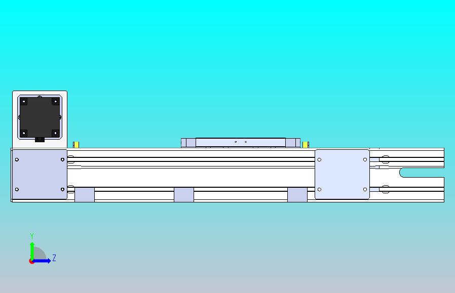 DMEB110-RUCR欧规同步带模组直线模组（电机右上折）[DMEB110-L13S350-DT750-C2U-RUCR]