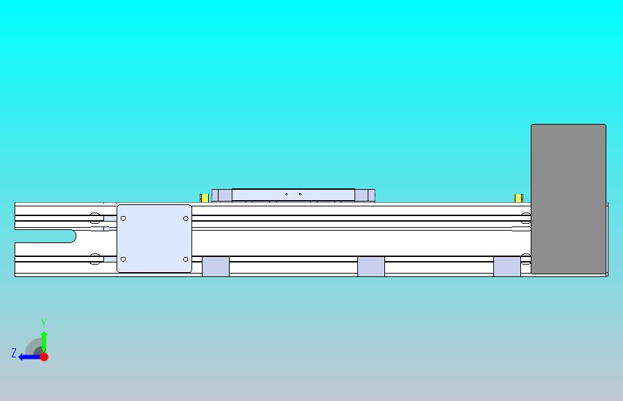 DMEB110-RUCR欧规同步带模组直线模组（电机右上折）[DMEB110-L13S350-DT750-C2U-RUCR]