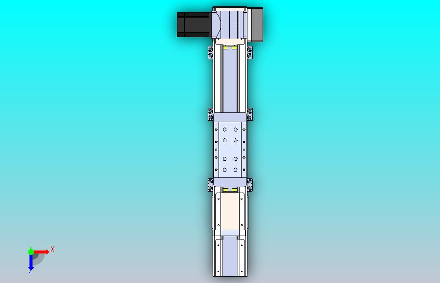DMEB110-RUCR欧规同步带模组直线模组（电机右上折）[DMEB110-L13S350-DT750-C2U-RUCR]