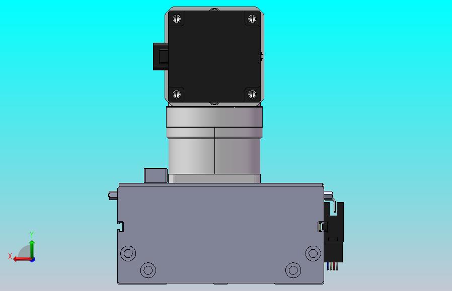 DMG135-BCM齿轮齿条模组直线滑台（电机后折）[DMG135-L11S400-DT400-C2U-BCM-P7]
