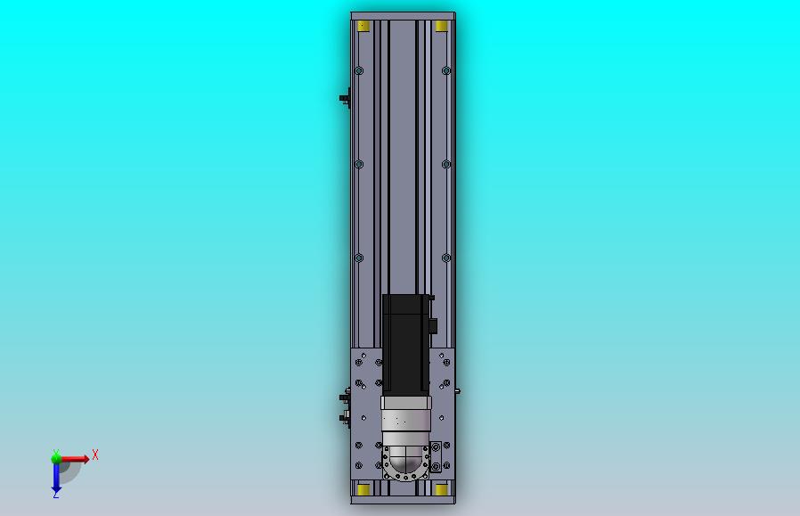 DMG135-BCM齿轮齿条模组直线滑台（电机后折）[DMG135-L11S400-DT400-C2U-BCM-P7]