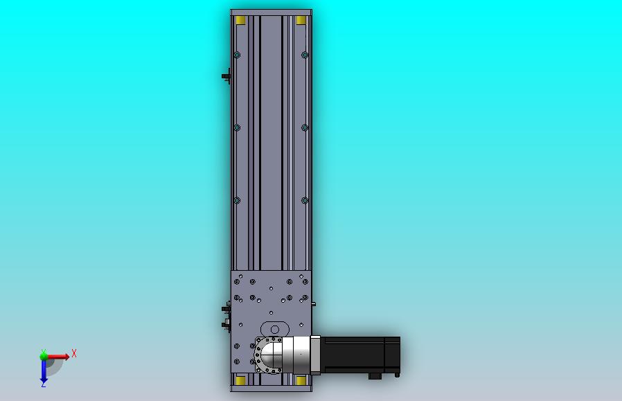 DMG135-LCM齿轮齿条模组直线滑台（电机左折）[DMG135-L11S400-DT400-C2U-LCM-P7]