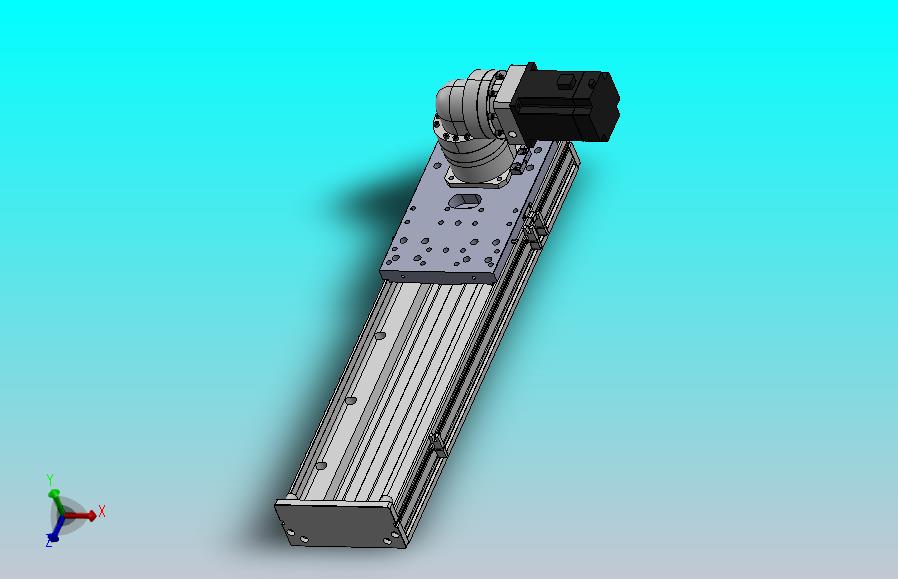 DMG170-RCM齿轮齿条模组直线滑台（电机右折）[DMG170-L16S400-DT750-C2U-RCM-P7]