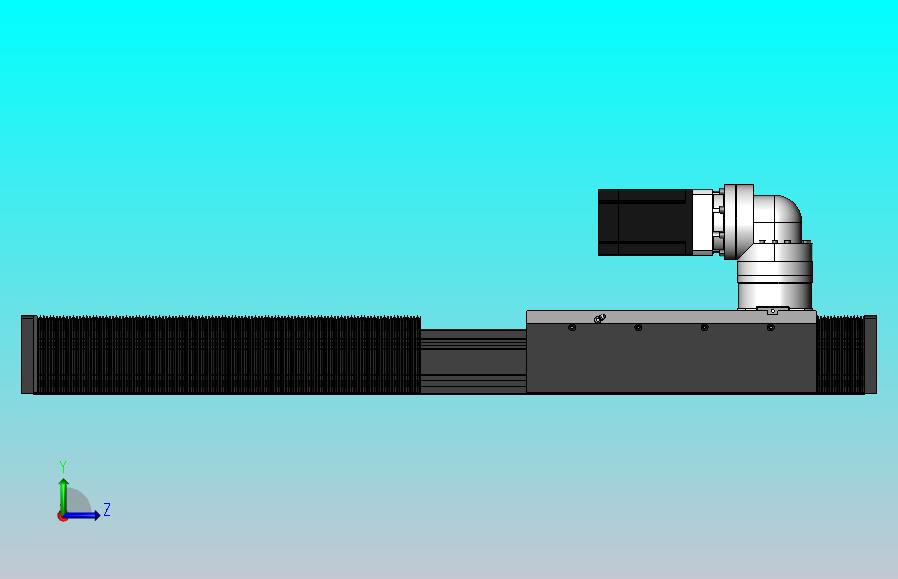 DMG220-BCR齿轮齿条模组直线滑台（电机右折）[DMG220-L20S500-DT750-A2D-BCR-P7]