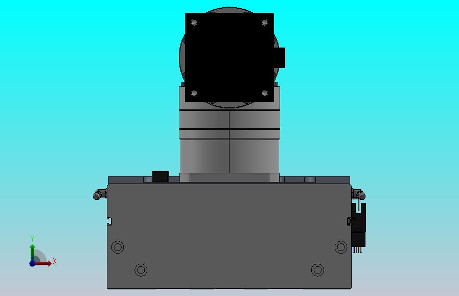 DMG220-FCM齿轮齿条模组直线滑台（电机前折）[DMG220-L20S400-DT750-C2U-FCM-P7]