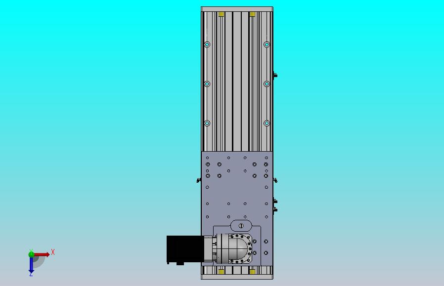 DMG220-LCM齿轮齿条模组直线滑台（电机左折）[DMG220-L20S400-DT750-C2U-RCM-P7]
