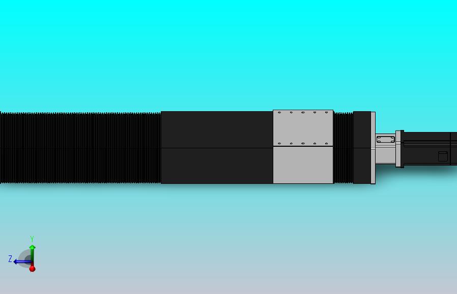 DMSF135-TCR风琴罩丝杆模组直线模组（直连带电机座)[DMSF135-L05S500-DT400-A2U-TCR-P5]