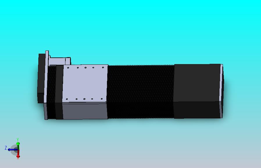 DMSF220-RCR风琴罩丝杆模组直线模组（电机右折）[DMSF220-L05S500-DT750-A2U-RCR-P5]