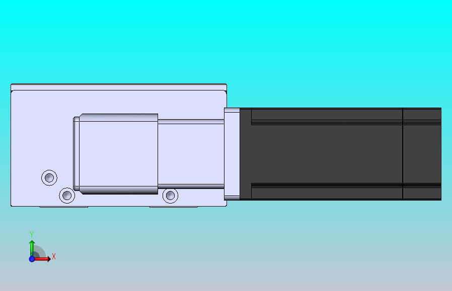 直线模组DMBF100-LTCR（左折直连带电机座）[DMBF100-L45S500-DT400-A2U-LTCR]