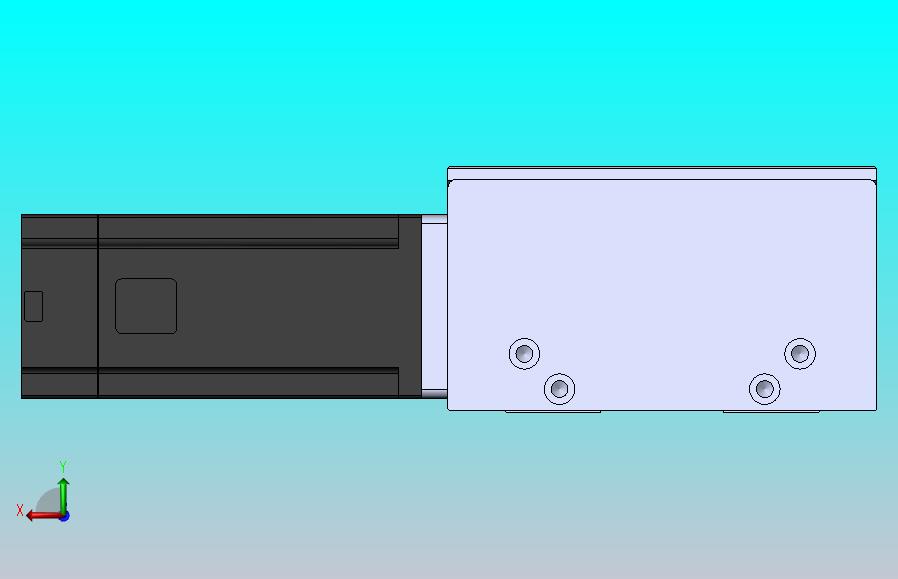 直线模组DMBF100-LTCR（左折直连带电机座）[DMBF100-L45S500-DT400-A2U-LTCR]