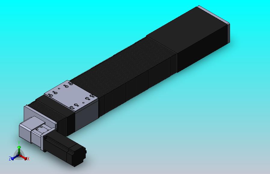 直线模组DMBF100-LTCR（左折直连带电机座）[DMBF100-L45S500-DT400-A2U-LTCR]