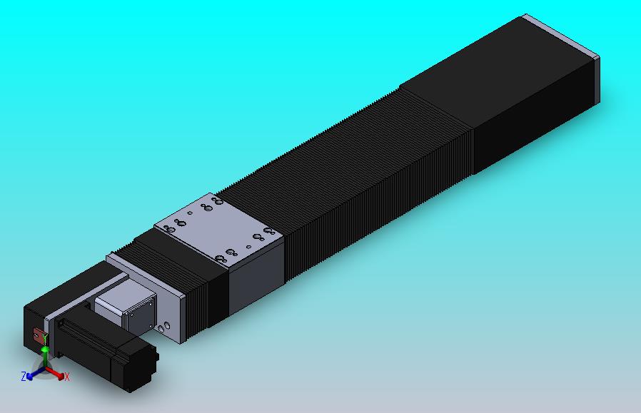 直线模组DMBF100-RBCR（电机右后折）[DMBF100-L45S500-DT400-A2U-RBCR]