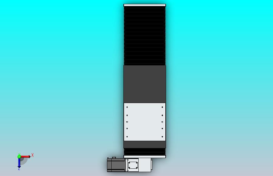直线模组DMBF100-RTCR（右折直连带电机座）[DMBF220-L45S500-DT750-A2U-RTCR]