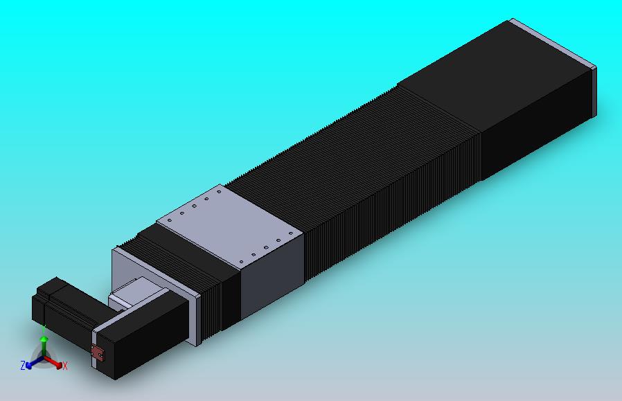 直线模组DMBF135-LBCR（电机左后折）[DMBF135-L45S500-DT400-A2U-LBCR]