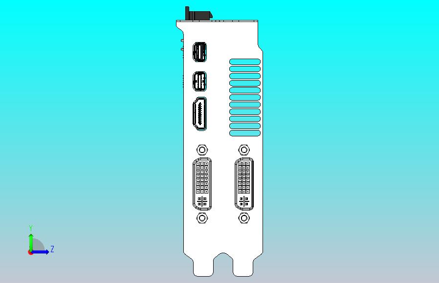 AMD公司的镭龙6870显卡没有散热器