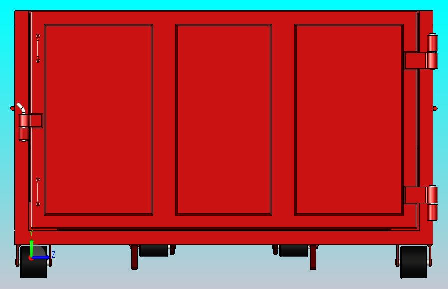 典型的20码建筑垃圾箱。23.5英寸x 8英寸x 4.5英寸