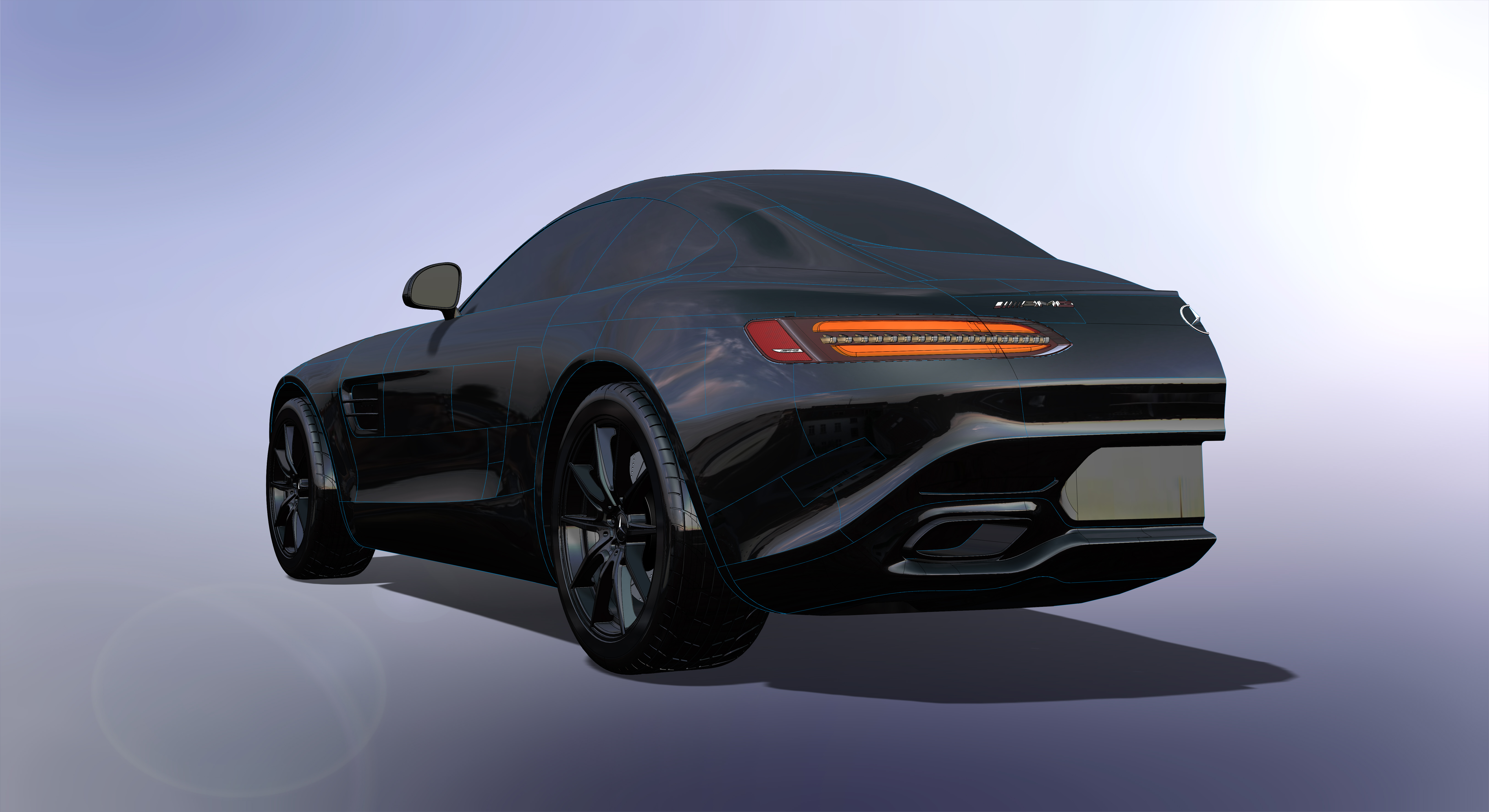 梅赛德斯-AMG GT 2015是一款双门双座跑车