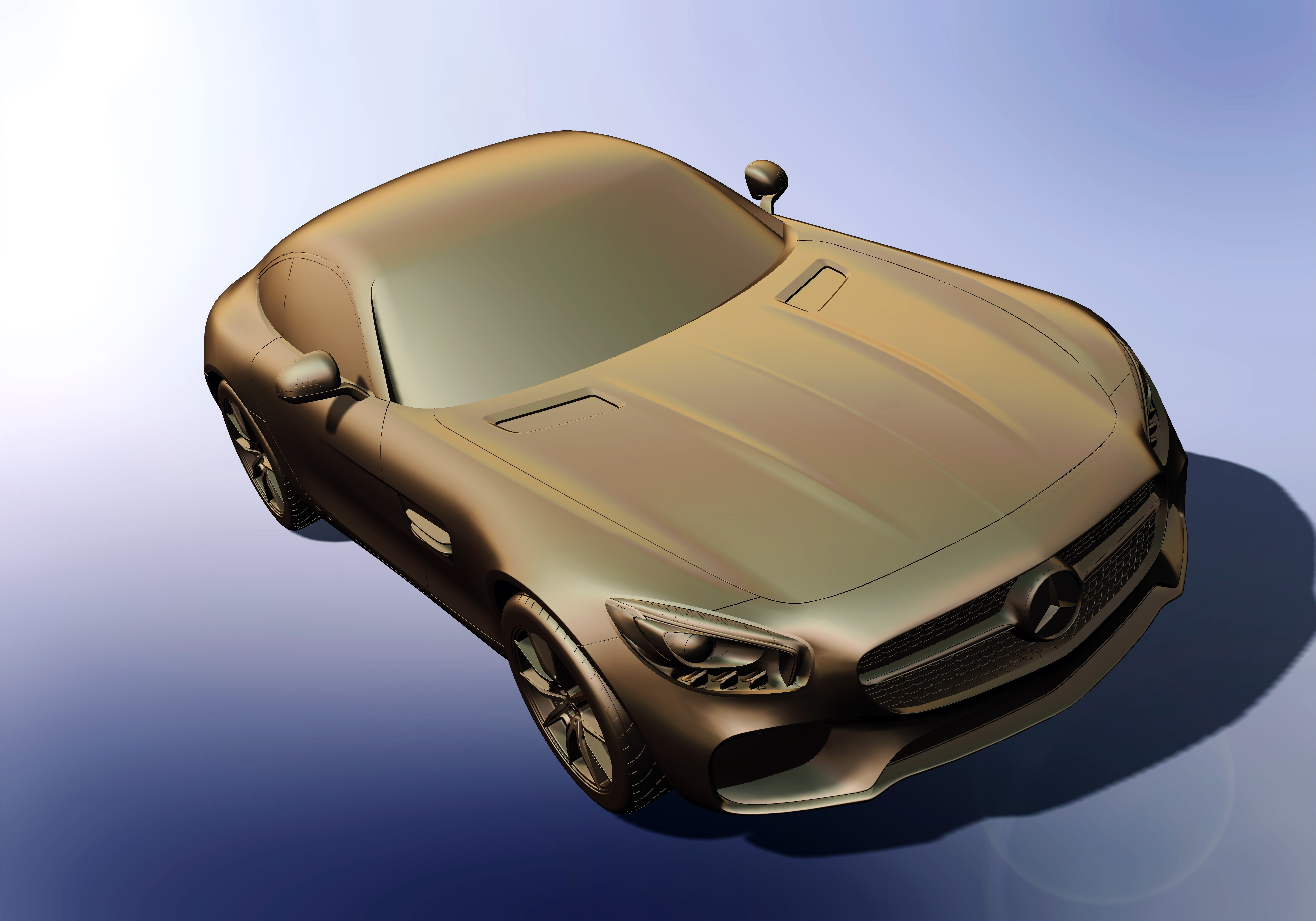 梅赛德斯-AMG GT 2015是一款双门双座跑车