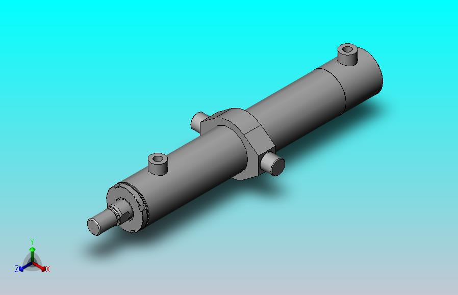 HSG-50X28-TC 中间砲耳型工程油缸[HSG-50X28-300-TC]
