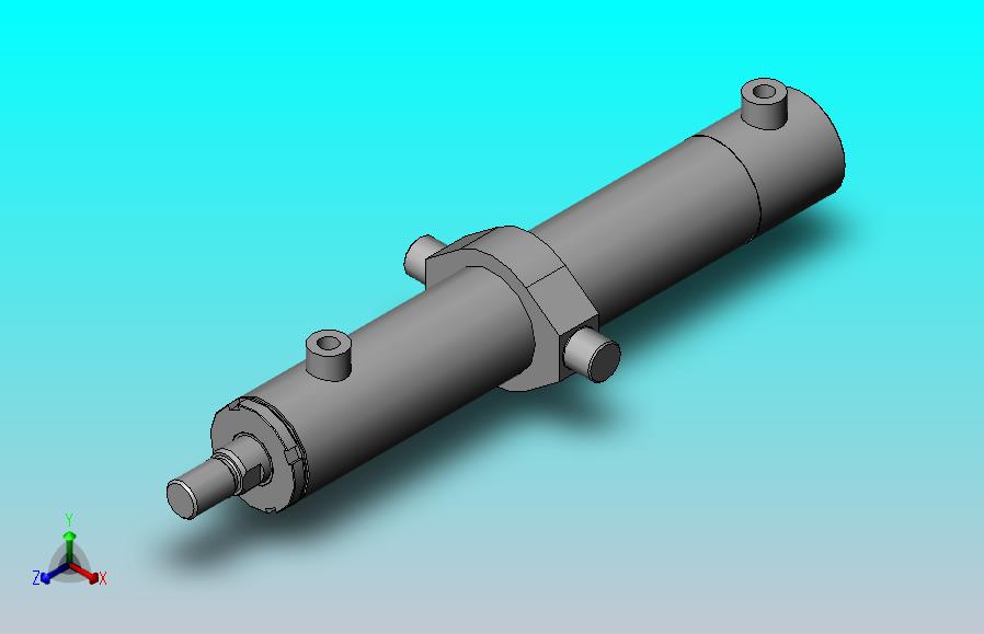 HSG-50X28-TC 中间砲耳型工程油缸[HSG-50X28-300-TC]