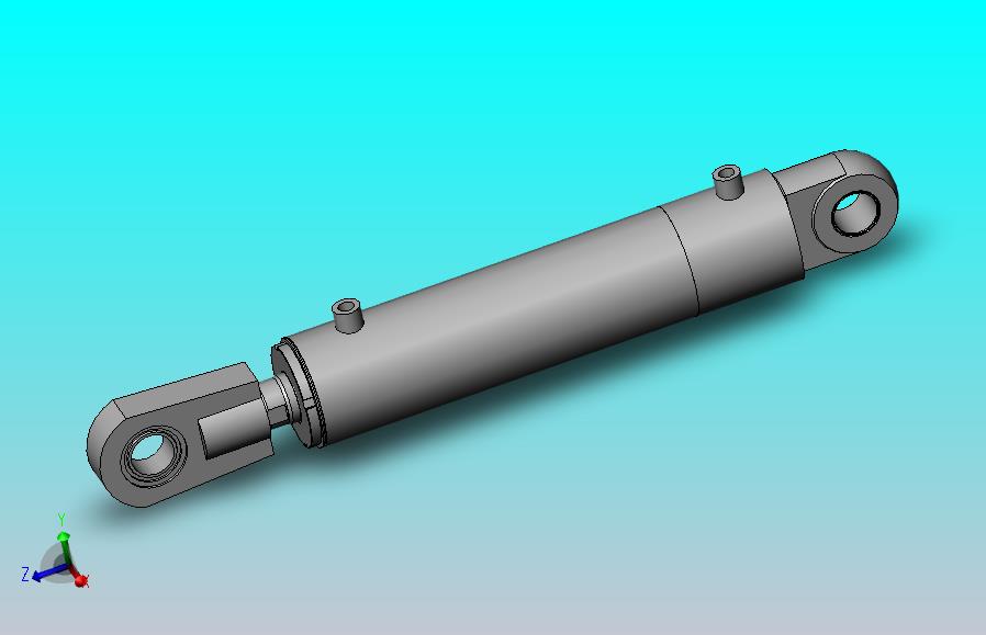 HSG-80X45-CA 基本型圆型工程油缸焊接油缸[HSG-80X45-300-CAI]