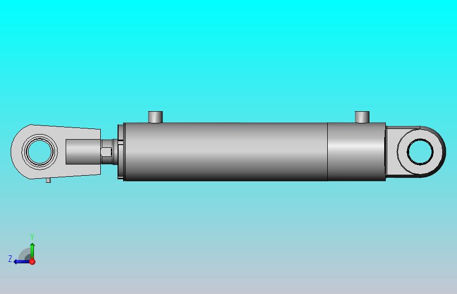 HSG-80X45-CA 基本型圆型工程油缸焊接油缸[HSG-80X45-300-CAI]