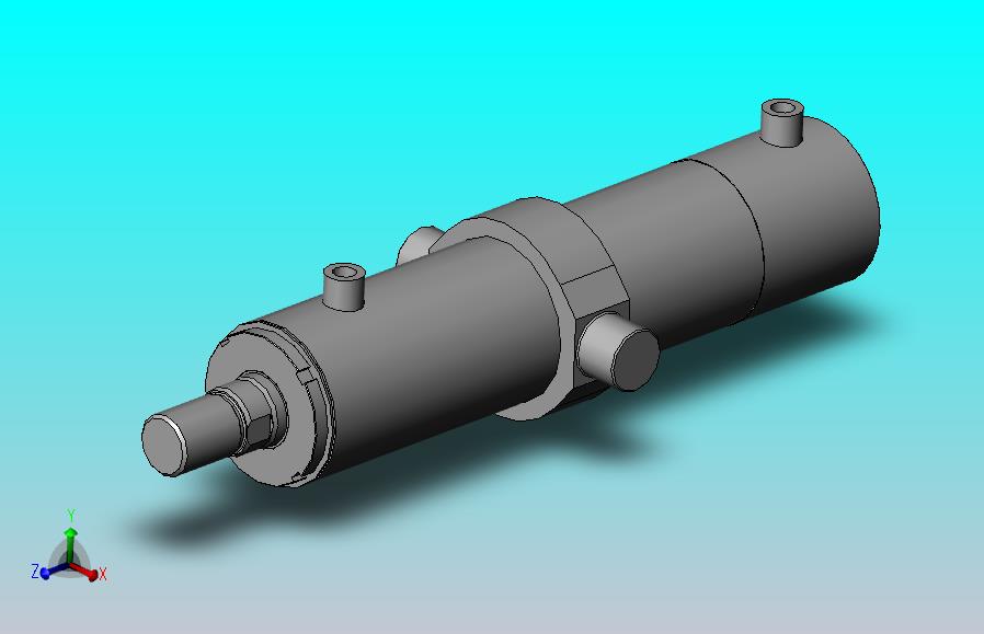 HSG-80X45-TC 中间砲耳型工程油缸[HSG-80X45-300-TC]