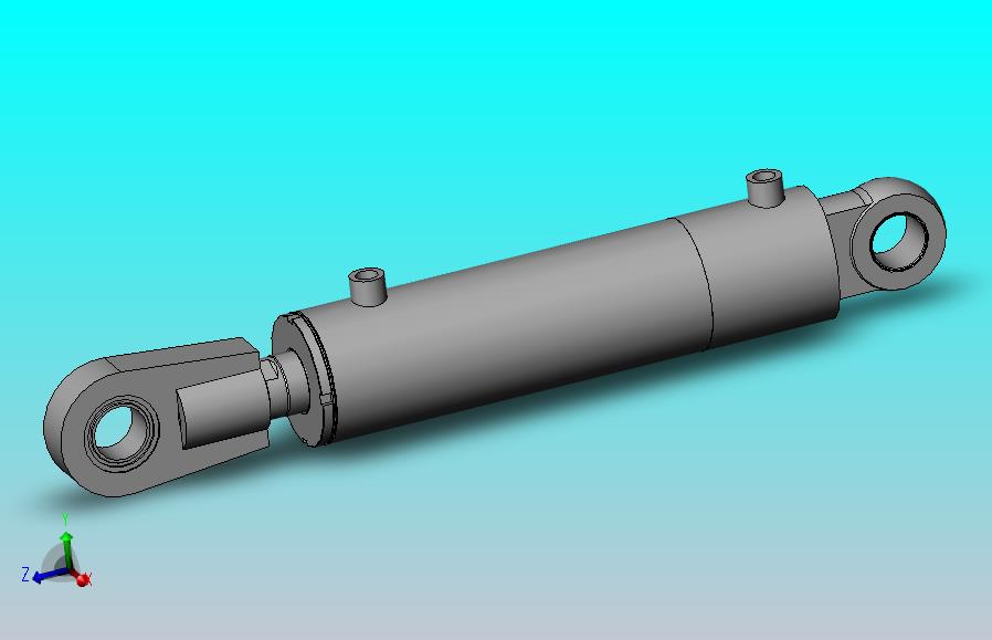 HSG-100X56-CA 基本型圆型工程油缸液压缸[HSG-100X56-300-CAI]